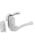 TruClose Narrow Self-Closing Gate Hinges 2-Pack Heavy-Duty Black Polymer Outdoor Gate Hardware For Metal Fences 3-13/16 In By 2-1/2 In 55 Lb Load Capacity Adjustable Spring Action Easy Install
