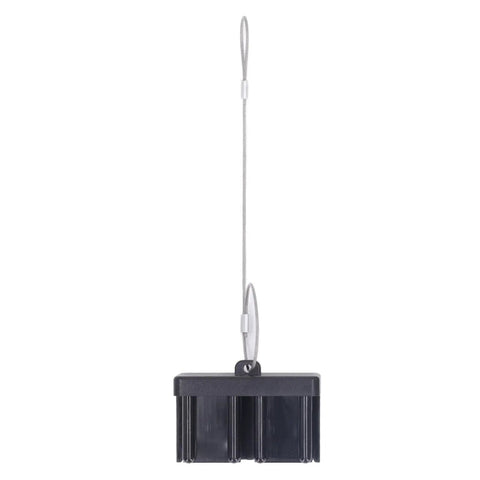 Heavy Duty 350 Amp 600 Volt Forklift Battery Connector And Jumper Plug For Towing Winch And Electric Charging with secure clip.