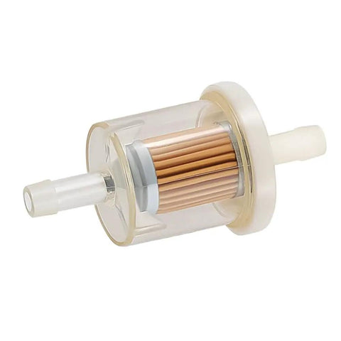 Three Pack 40 Micron Inline Fuel Filter For Briggs Stratton Lawn Mower Engines 12 HP To 35 HP Replace 49019 7001 49019 7005 close-up
