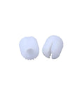 Close-up of 1000 Pcs Heavy Duty White Plastic Dowel Nut Kit With Screw Dowel Inserts For Bathroom And Kitchen DIY