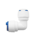 Push To Connect Quick Connect Fitting No Tools Needed For Three Eighths Inch Tube OD Water Filtration RO System Leak Proof Connection Elbow