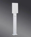 Badass EV Charger Protection Box For Outdoor And Garage Storage, Rain Resistant Heavy Duty Steel Cover mounted vertically.