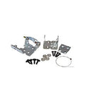 Heavy Duty Front Left Door Hinge Pair Tough As Nails Reinforced Steel Design for Chevy Silverado Tahoe 2003-2004.