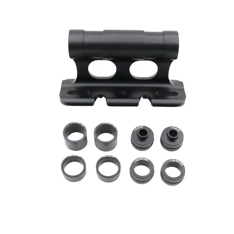 Roof Rack Bicycle Fork Mount And Front And Rear Wheel Bracket Set With Upgraded Quick Release Thru Axle System Includes 4 Adapters