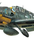 1/72 Scale Messerschmitt Bf 109 G-6 Plastic Model Airplane Kit With Open Or Closed Canopy, Accurate Interior, Snap-Fit Assembly