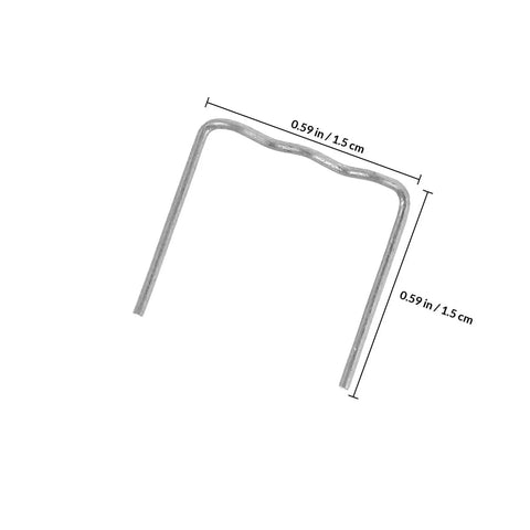 Get That Car Back Looking Fresh With Premium Steel Welding Staples For Bumper And Dashboard Repair Effortlessly Fix Dents Using These 0.8mm Plastic Welding Wire Essentials Today, silver steel 0.8mm staple for auto repair.