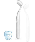 Dental Mirror With LED Light For Easy Teeth Inspection, anti fog mouth mirror, comfortable poly handle, ideal for home dental care