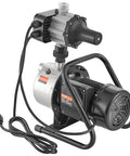 1HP Shallow Well Pump Portable Jet Pump With Automatic Controller 1380 GPH 145 Ft Head Stainless Steel Water Transfer