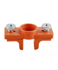 Top Tier Glue Applicator Tool For Woodworking Edge Banding with orange plastic body and metal screws for secure fitting.