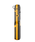 Digital Mini Pin Type Moisture Meter With Backlit Display For Wood Drywall And Concrete Built Tough For Builders And DIY Pros Seeking Precise Moisture Readings On The Job, side view