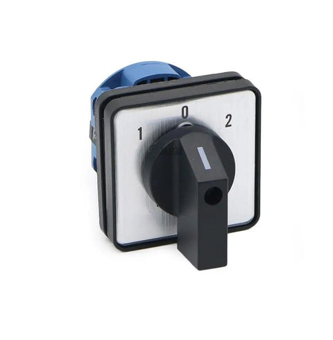 LW26 32 1 Universal Switch With Two To Three Gear Reversing System One Joint On Off Changeover Cutoff Switch Supports 32A 63A And 125A Two Position Off On Industrial Safety Toggle And Easy Access Buttons black rotary industrial switch, front view