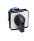Universal Reversing Changeover Switch With Two to Three Gear System, Dual Off On Cutoff Button, High Amp 32A 63A 125A, Heavy Duty Industrial Switch for Quick Shutoff and Reliable Redundancy, front view