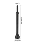 Extended Reach Pneumatic Air Hammer Bit Kit For Auto Body And Sheet Metal And Tire Service 7 Inch Chisel Tool black steel bit