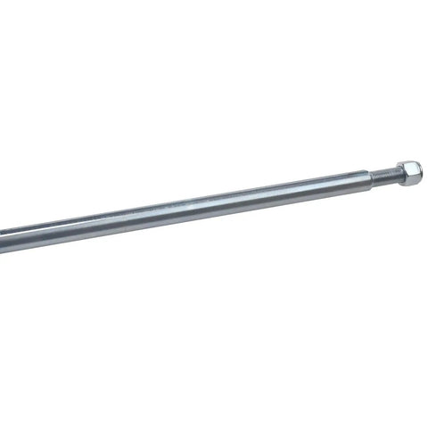 Beefed Up Heavy Duty 1 Inch Diameter 36 Inch Steel Axle Rod With Step Down From One Inch To Three Quarter Inch And Three Quarter Inch By Sixteen Fine Thread Plus One Quarter Inch Keyway For ATVs Go Karts Quads And Dune Buggies