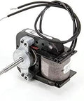 OEM 120V Foodservice Motor CASXB Replacement, Heavy-Duty 34.5W 30A 60Hz Stainless Steel Body, Genuine Part shown at angle