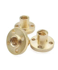 Smooth And Strong 8mm T8 Trapezoidal Lead Screw Kit With Brass Nut, Featuring Precision Threads And Low Friction For Perfect Lifting Projects At 200 To 600mm Lengths brass nut set for linear motion