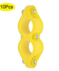 Water Pipe Clip Set 10 Pack Round Fasteners With Screws For Aquaculture Waterlines And Farm Lines No Fuss Durable ABS Material Easy Install