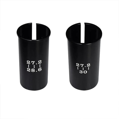 Set of Seven Seat Post Adapters for Bikes, Converts 27.2mm to 28.6/30/30.4/30.8/30.9/31.6/33.9mm, 60mm Aluminum Alloy Sleeve