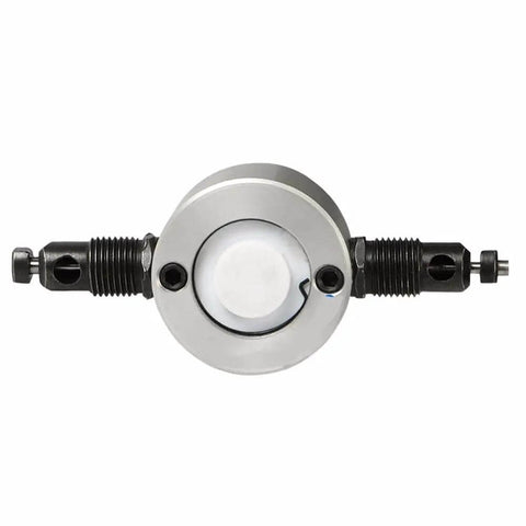 Double Head Sheet Metal Nibbler Cutter Drill Attachment For Metal Ergonomic Handle 360 Degree Adjustable Cutting Head top view