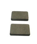 Premium Parking Mechanical Foot Brake Pads Beefed Up Specs For Arctic Cat 250 300 500 550 700 1000 Models Dead Stop Response Heavy Duty Wear Resistant Build Part 1402-602, dark rubber-backed pads.