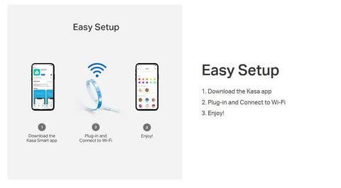 Easy setup guide for Smart LED Light Strip 16.4 Ft WiFi Compatible With Alexa Google Home And SmartThings RGB 16 Million Colors