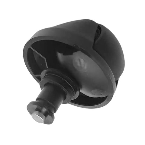 Close-up of Front Caster Wheel Replacement For Dreame D9 Max D10s Pro L300 L600 Robot Vacuums Smooth Maneuverability Durable Black Wheel