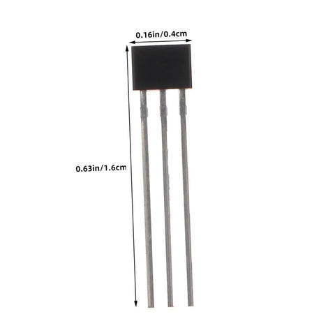 Close-up of a single module from the Forty Piece Linear Hall Effect Sensor Kit For Analog Magnetic Field Detection.