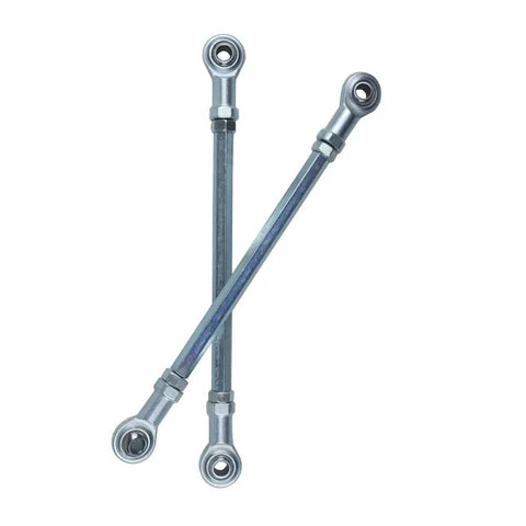 Two Piece M8 200mm Steering Tie Rod Ends And Ball Joints Kit For Electric ATVs Quad Go Karts Inner And Outer Built To Last Heavy Duty Sway Bar Set In Stainless Steel Rust Resistant Easy Install For Rock Solid Performance, stainless steel tie rods