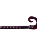 Plum Power Worm Soft Plastic Fishing Bait with Irresistible PowerBait Formula and Classic Curly Tail Profile, 10 Inch, 25 Cm in plum color