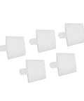 Hot Stuff Silicone Tapered Plug Kit For High Temperature Resistant Sealing Up To 250 Degrees C Protects Threaded And Light Holes During Powder Coat Painting Plating Processes Super Durable Stuff Not Chilling Or Brittle When It Gets Hot 20 Piece Set, white plugs