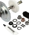 Gear And Sprocket Replacement Assembly For Your Garage Door Opener With No Fuss Do It Yourself Ready Chain Drive Compatible With Sears Craftsman Chamberlain LiftMaster 1040 1045 1050 1055 1060 100WD 200W component parts including gear, sprocket, washers, and grease tube