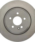 Centric 121.35043 C-Tek rear brake rotor, metallic gray with five-lug hub pattern