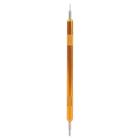 Steel Head Watch Spring Bar Screwdriver With Aluminum Handle for Quick Watch Repairs Pro Grade Pin Remover and Strap Link Separator Durable Aluminum Tool