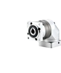 Precision Planetary Right Angle Gear Reducer Featuring Straight Tooth Gearing with a sleek aluminum design for industrial applications.