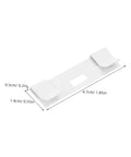 Vertical Blind Repair Blades Kit 10 Pcs for Quick Fix and Slat Replacement Clips Metal Slat Repair Kit dimensions