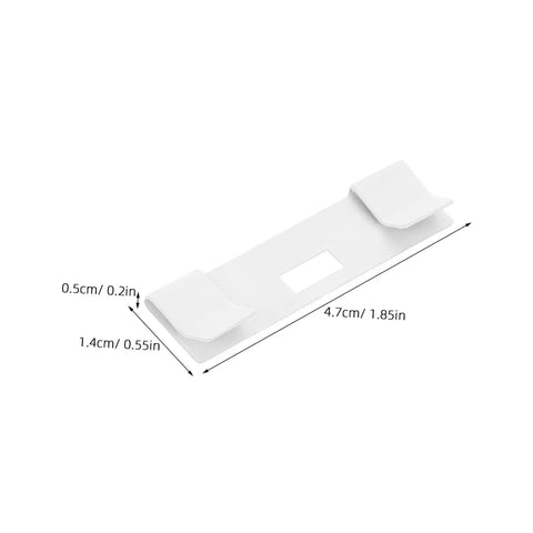 Vertical Blind Repair Blades Kit 10 Pcs for Quick Fix and Slat Replacement Clips Metal Slat Repair Kit dimensions