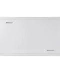 Front view of 8x16 Inch Crawl Space Flood Vent Wall Mounted White Foundation Vent To Reduce Flood Risk And Damage For Crawl Spaces And Garages Bi Directional Design.