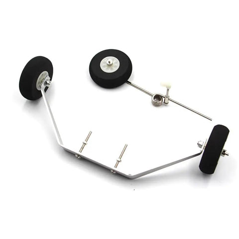Cessna 182 Beefed-Up Aluminum Alloy Main Landing Gear Assembly With Wheels And Axles Tire Kit Upgrade for RC Aircraft