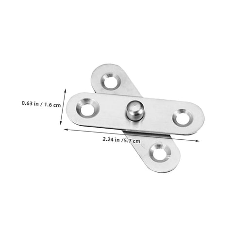 Hidden Door Hinge Kit From Mipcase With 10 Concealed 360 Degree Pivot Hinges For Secret Doors And Hidden Bookcases showing size dimensions