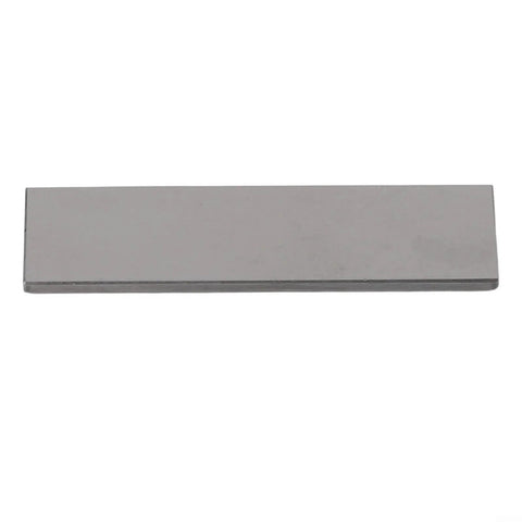 Gauge Block Set For Industrial Measurement Workhorse With High Accuracy 0.5mm To 100mm Range HRC 63 Hardness Built Tough 9mm Thick And 35mm Wide For Machinists And Metrology Labs, gray steel block
