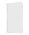 14 By 29 Aluminum Access Panel For Drywall Walls And Ceilings Solid As A Rock Made For Quick No Sweat Installation, open view.