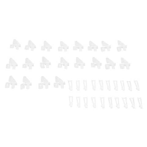 20 Sets 4 Hole Control Horns Clevis Kit Rudder Angle for RC Airplane Foam Fixed Wing with plastic components