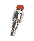 Rotary Union Air Connector For Pneumatic Systems With One Quarter NPT Adapter Nickel Plated Iron 55mm Length Built Tough Industrial Grade Easy Install Universal Fit For Pneumatic Fittings, nickel-plated air connector