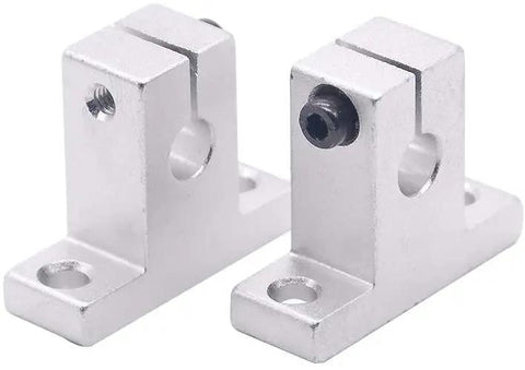 10 Pcs SK16 16mm Linear Bearing Rail Shaft Supports for XYZ Table CNC Router SH16A Linear Motion Guides, two aluminum shaft supports