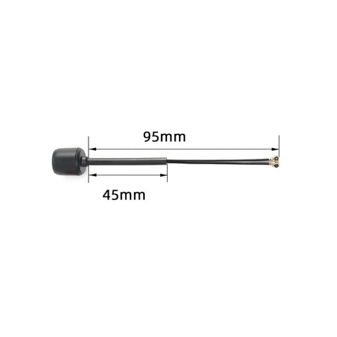 Dual-Band Dual-Polarized Omni-Directional O3 Air Unit Antenna For FPV 5.8 GHz And 2.4 GHz 95mm with Ipex UFL Cable