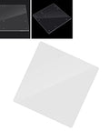 Transparent Acrylic Overlock Computer Case DIY Base Stand For MATX Motherboard 4mm Thick 268x268 mm Open Air Cooling
