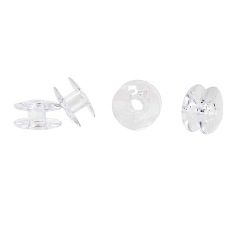 SINGER Class 66 clear plastic sewing machine bobbins, 4-pack