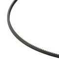 Top Quality 2 Pack 5M730 Polyurethane Motor V-Belt For Harbor Freight 9X20 Lathe Machine Drive Belt Replacement Kit To Cut Noise And Vibe Smooth, black belt close-up