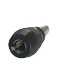 Keyless Drill Chuck Three Sixteenths To Three Quarters Inch With Morse Taper Five For Drill Presses And Lathes front view