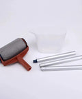 High Capacity Non Drip Paint Roller Built For Textured Walls Holds Heavy Coats Of Paint with paint container and extension poles
